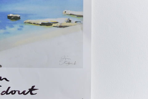 Contemporary Signed Jim Ridout Art Exhibition Poster
