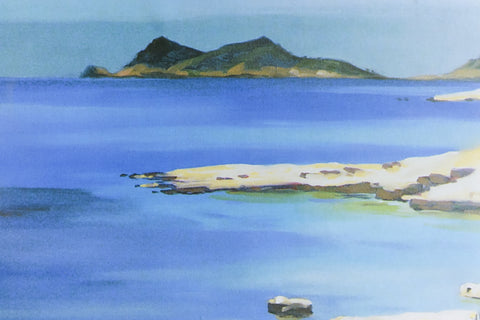 Contemporary Signed Jim Ridout Art Exhibition Poster