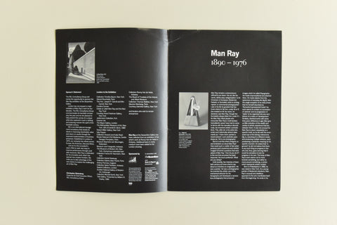 Vintage Book - Man Ray / Serpentine Gallery London Exhibition Catalogue 1995