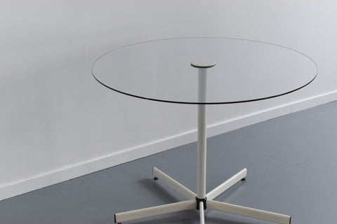 Rare Vintage IKEA TOLVA Round Glass Table