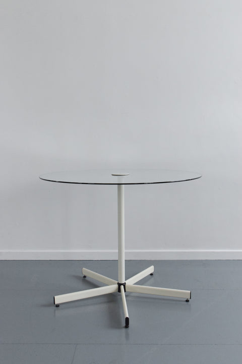 Rare Vintage IKEA TOLVA Round Glass Table