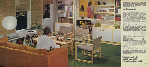 1972 IKEA catalogue showing the DIANA chair