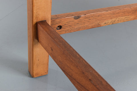 Vintage 1950s Oak Desk
