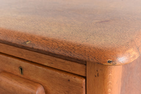 Vintage 1950s Oak Desk