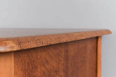 Vintage 1950s Oak Desk