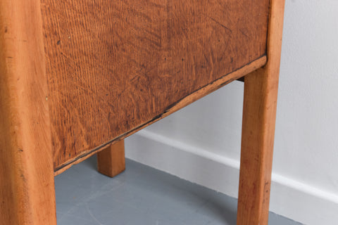 Vintage 1950s Oak Desk