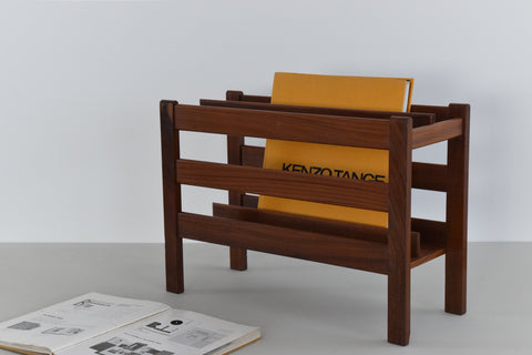 Vintage 1960s Teak Magazine Rack
