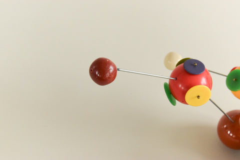 Vintage 1960s Plastic Atomic Molecule Model