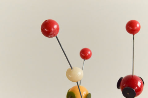 Vintage 1960s Plastic Atomic Molecule Model