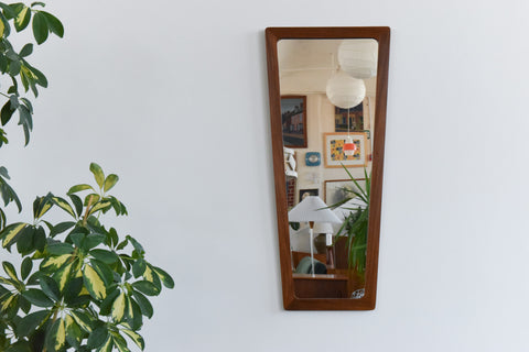Vintage 1960s Teak Framed Mirror