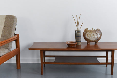 Vintage Afromosia Two Tier Coffee Table By Richard Hornby For Heals