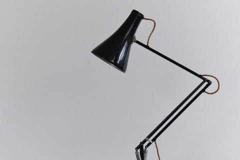 Vintage Black Anglepoise Lamp Model 75 by Herbert Terry & Sons