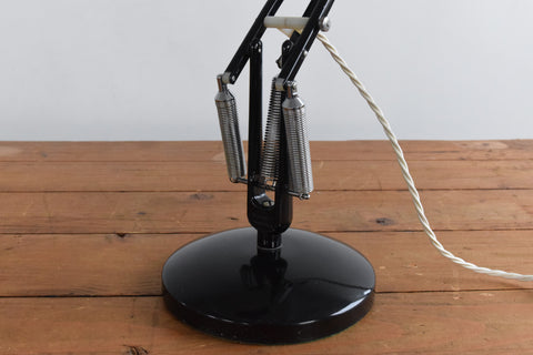 Vintage Black Anglepoise Lamp Model 75 by Herbert Terry & Sons