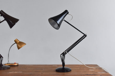 Vintage Black Anglepoise Lamp Model 75 by Herbert Terry & Sons