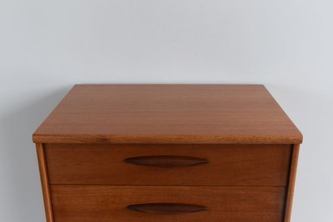 Vintage Teak Tallboy Chest of Drawers by Austinsuite