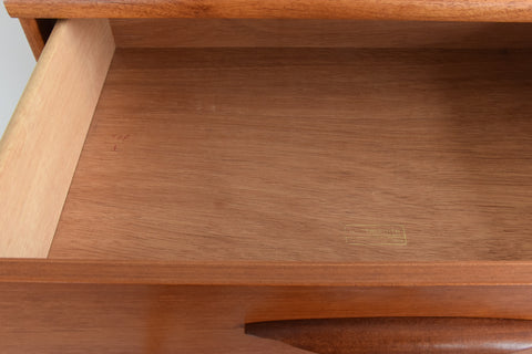 Vintage Teak Tallboy Chest of Drawers by Austinsuite