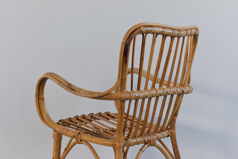 Vintage Bamboo Armchair