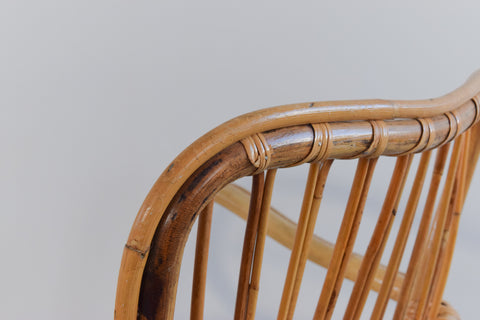 Vintage Bamboo Armchair
