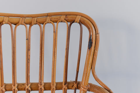 Vintage Bamboo Armchair