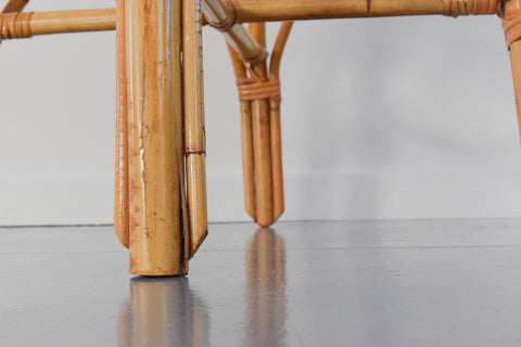 Vintage Bamboo Armchair