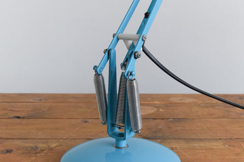 Vintage Blue Anglepoise Apex 90 Lamp by Herbert Terry & Sons