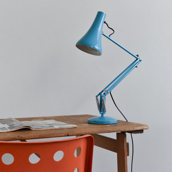 Vintage Blue Anglepoise 90 Lamp by Herbert Terry & Sons