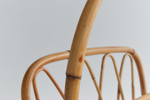 Vintage Bamboo Magazine Rack