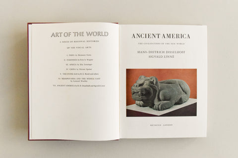 Vintage Book Art of the World, Ancient America by H.D Disselhoff and S. Linné
