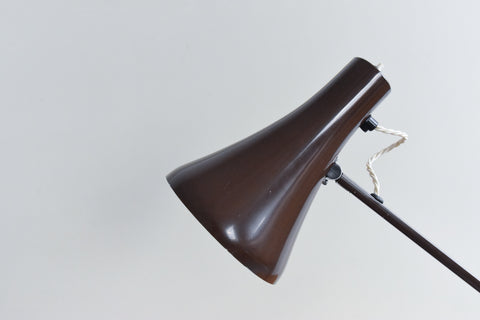 Vintage Nut Brown Anglepoise Apex 90 Lamp by Herbert Terry & Sons