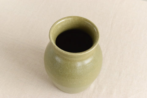 Vintage Green Ceramic Vase