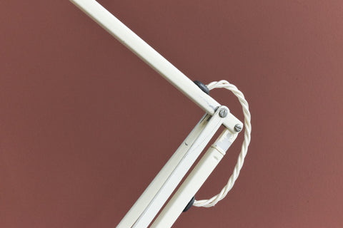 Vintage Cream/White Anglepoise 90 Lamp by Herbert Terry & Sons