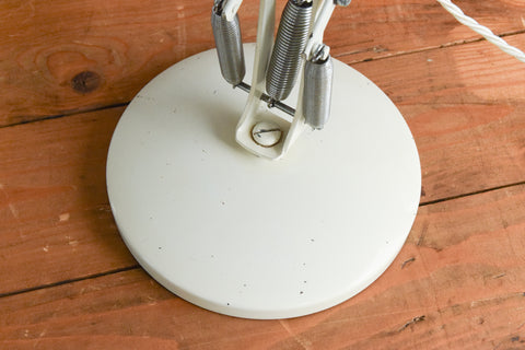 Vintage Cream/White Anglepoise 90 Lamp by Herbert Terry & Sons