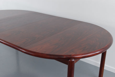 Vintage Danish Scovby Extending Round Dining Table in Rosewood