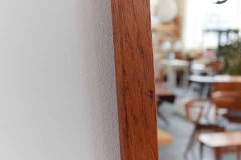 Vintage Danish Teak Mirror