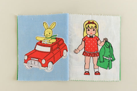 Vintage Dean's Baby Safe Fabric Rag Book Designed by Josephine Wilkinson