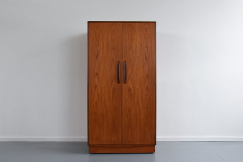 Vintage Double Teak Fresco Gentleman's Wardrobe by G Plan