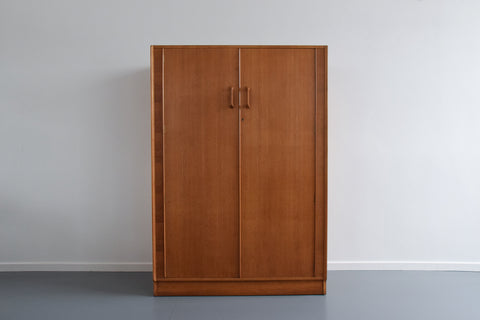Vintage E Gomme G Plan Brandon Large Double Oak Wardrobe