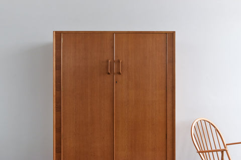 Vintage E Gomme G Plan Brandon Large Double Oak Wardrobe