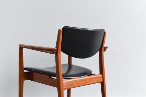 Vintage Finn Juhl Model 196 Danish Teak Chair by France & Son
