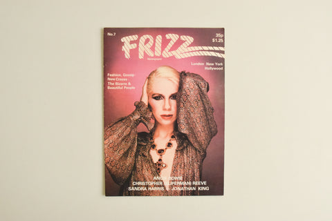 Vintage Frizz Newspaper / Magazine No.7 Circa 1970s