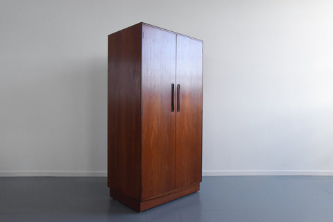 Vintage Double Teak Fresco Gentleman's Wardrobe by G Plan