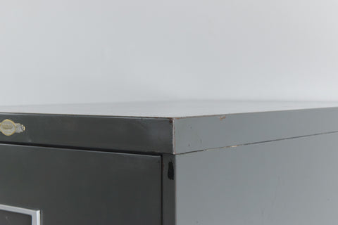Vintage Grey Metal Filing Cabinet by Art Metal
