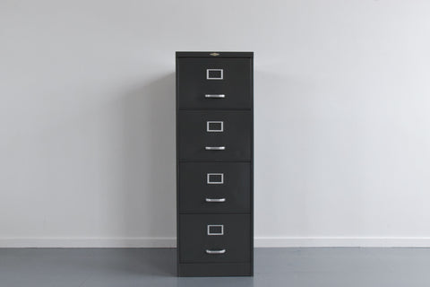 Vintage Grey Metal Filing Cabinet by Art Metal
