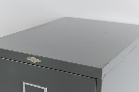 Vintage Grey Metal Filing Cabinet by Art Metal