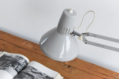 Vintage Grey Type 2211 Anglepoise Clamp Lamp by Ledu Waso