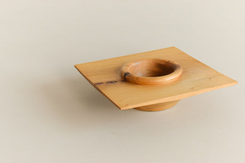 Vintage Hand Turned Wooden Bowl