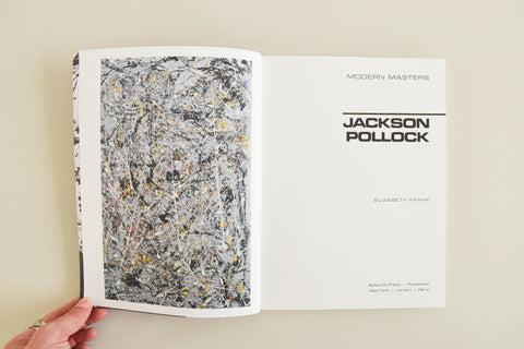 Vintage Jackson Pollock Book by Elizabeth Frank