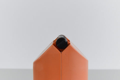 Vintage Japanese Orange Manon Folding Lamp by Yamada Shomei