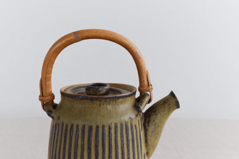 Vintage Japanese Style Studio Pottery Coffee Pot by Tremar Potteries LTD.