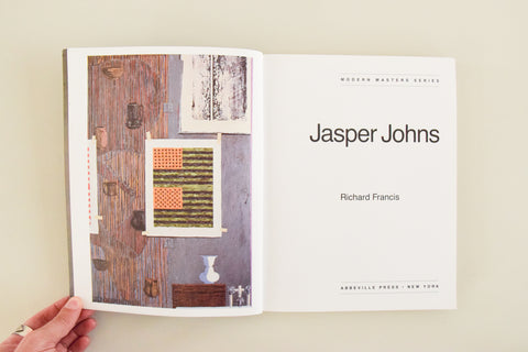 Vintage Jasper Johns Book by Richard Francis